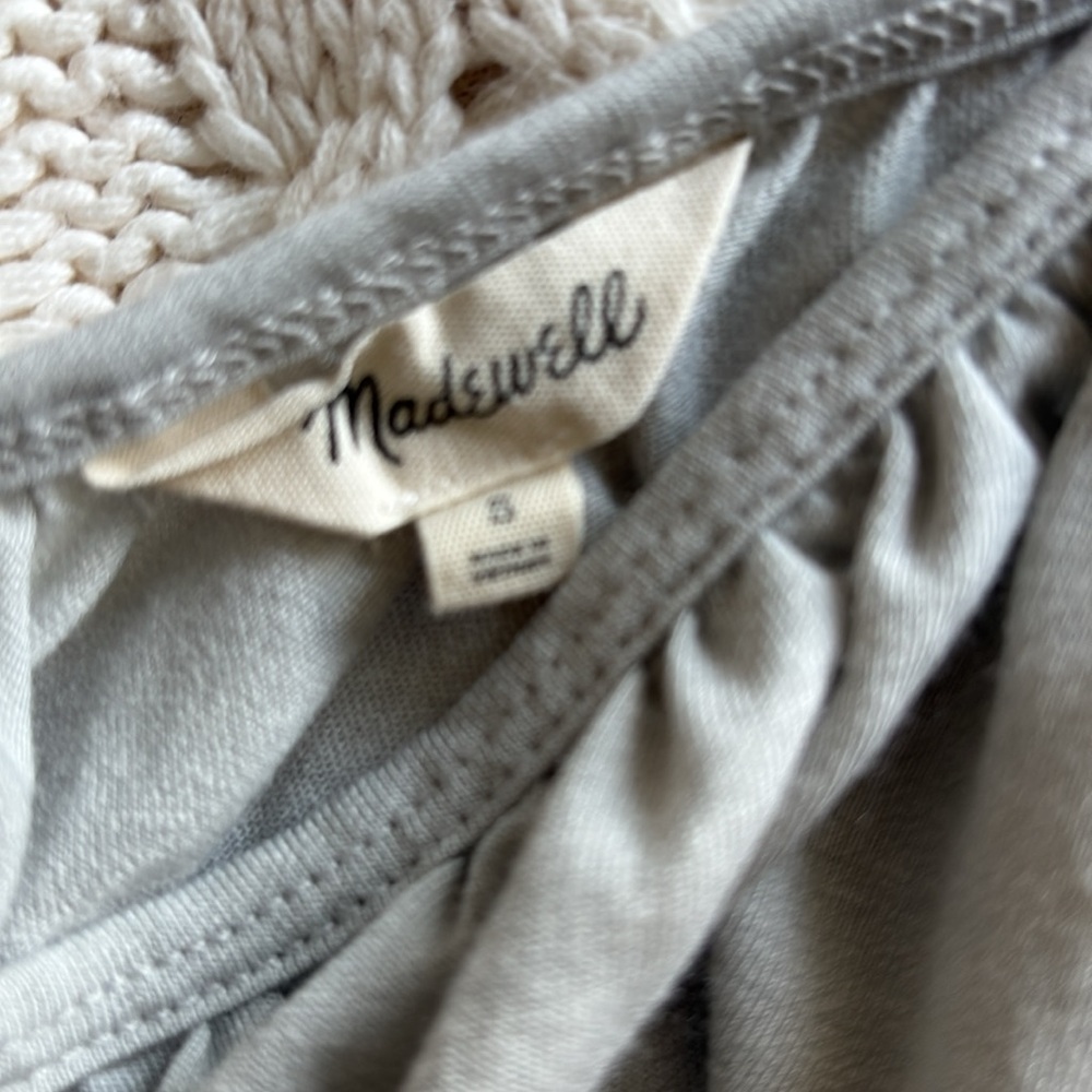 Madewell Pale Blue Camisole with Shoulder Ties t EUC worn a few times - Picture 4 of 5